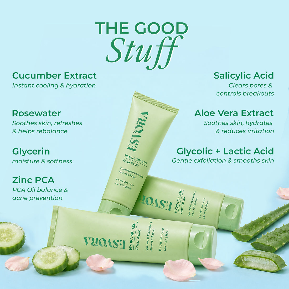 HYDRA SPLASH (Face Wash) with AHA BHA