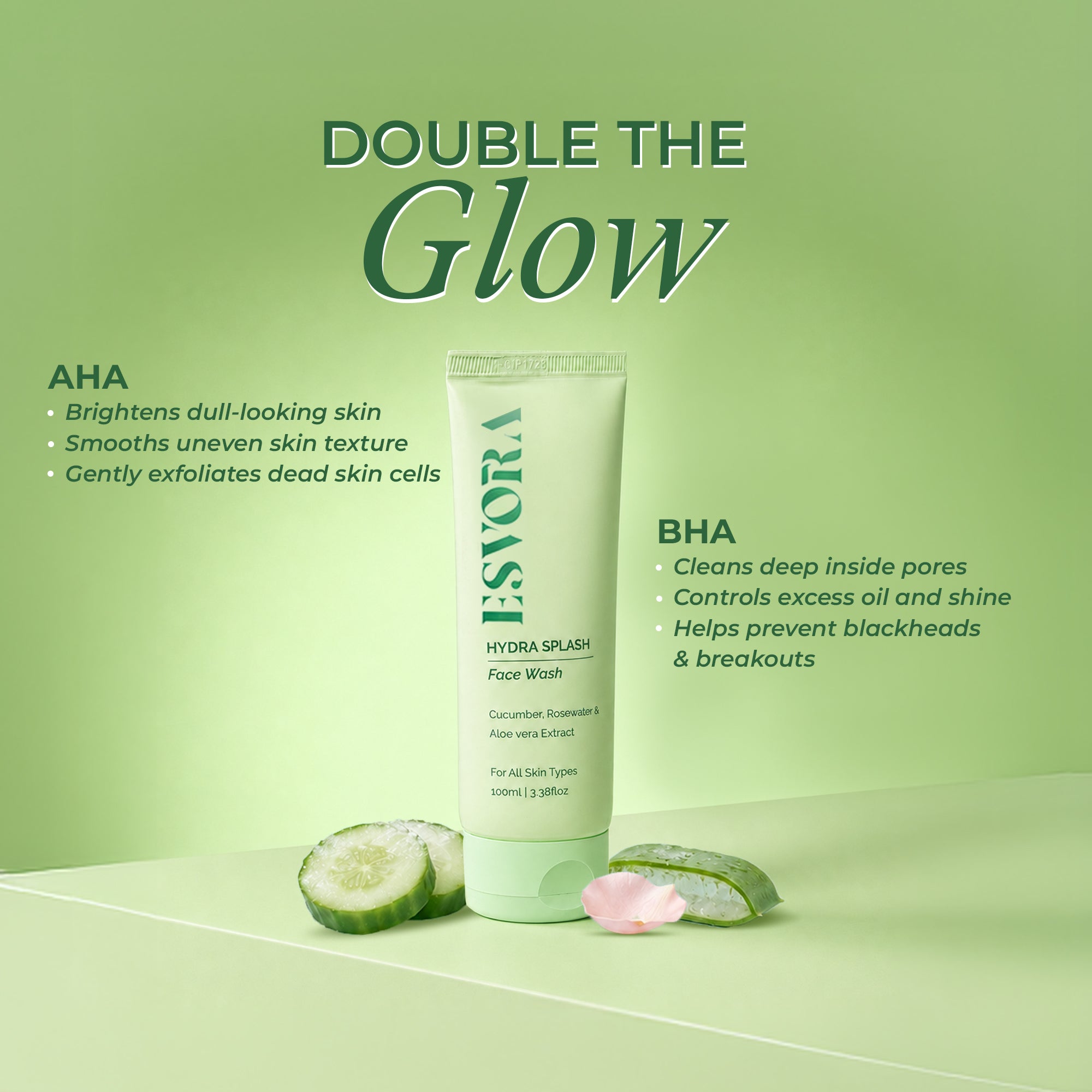 HYDRA SPLASH (Face Wash) with AHA BHA