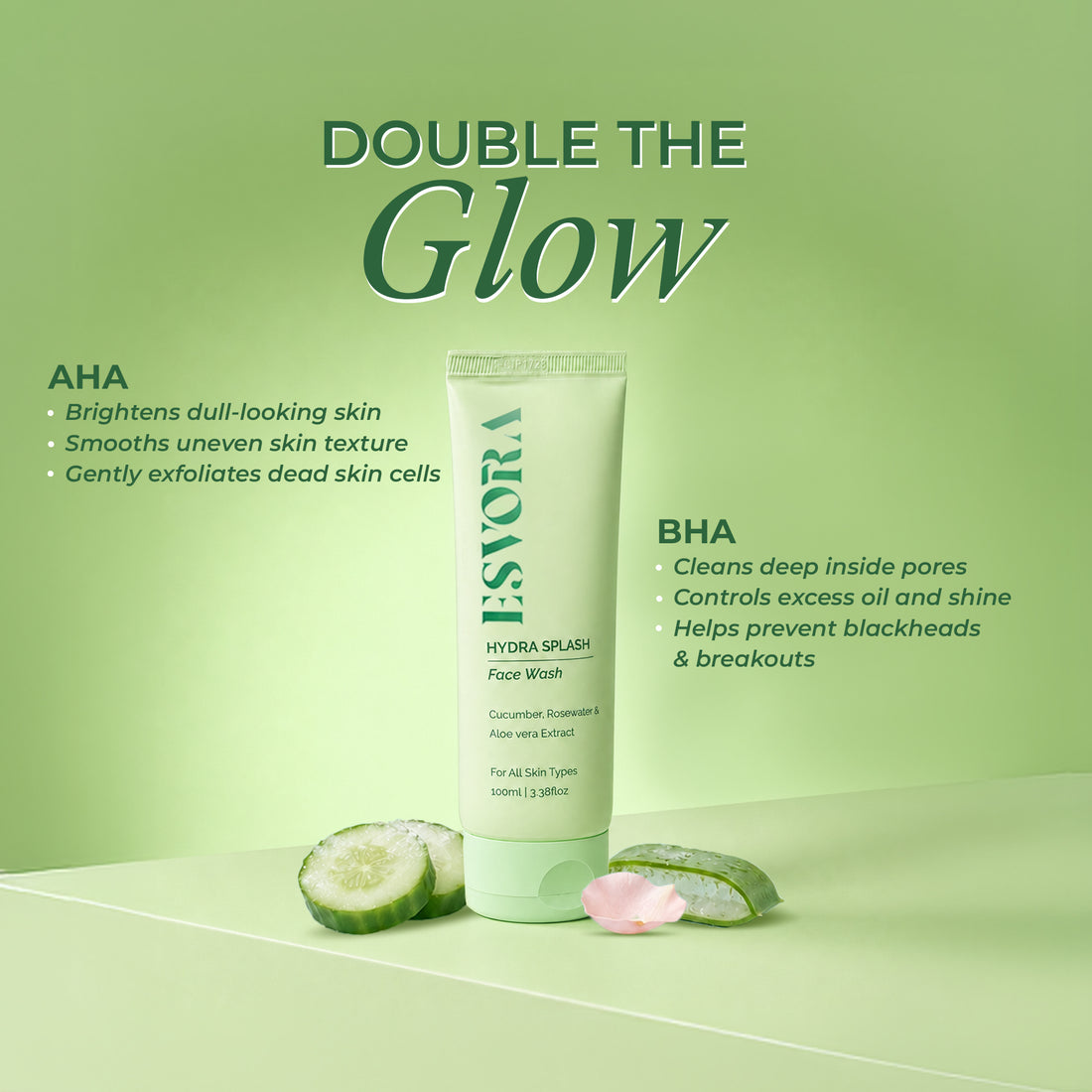 HYDRA SPLASH (Face Wash) with AHA BHA